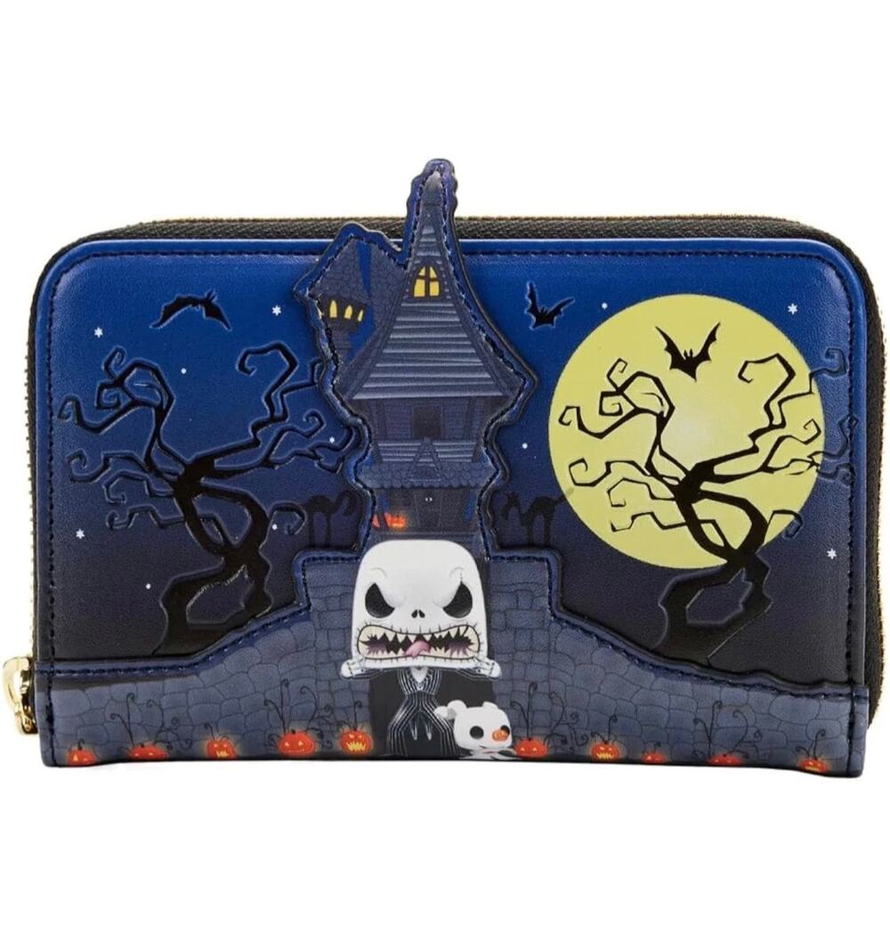 POP Loungefly Nightmare Before Christmas Wallet Glow In The Dark